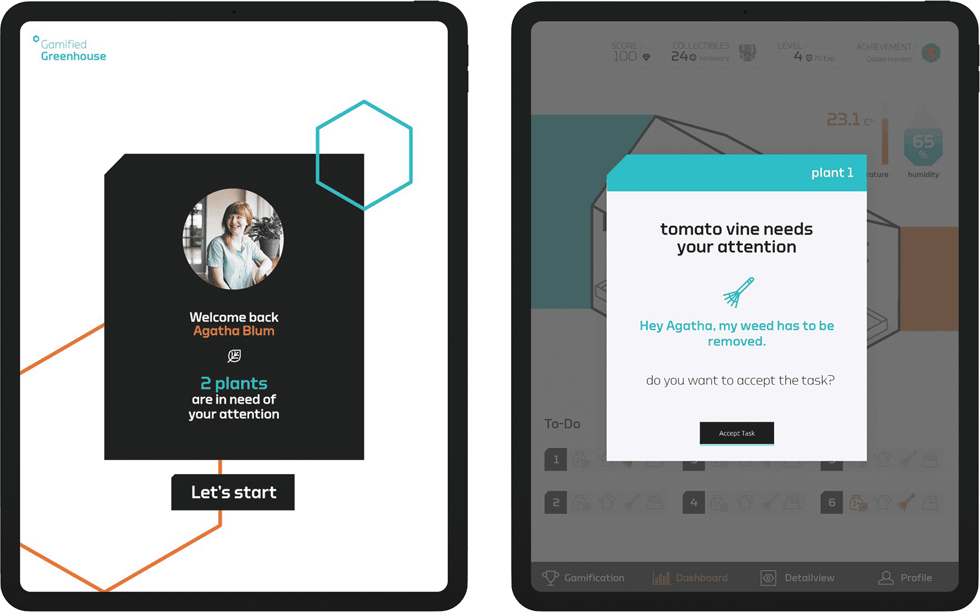 IRL App Persona / Tasks