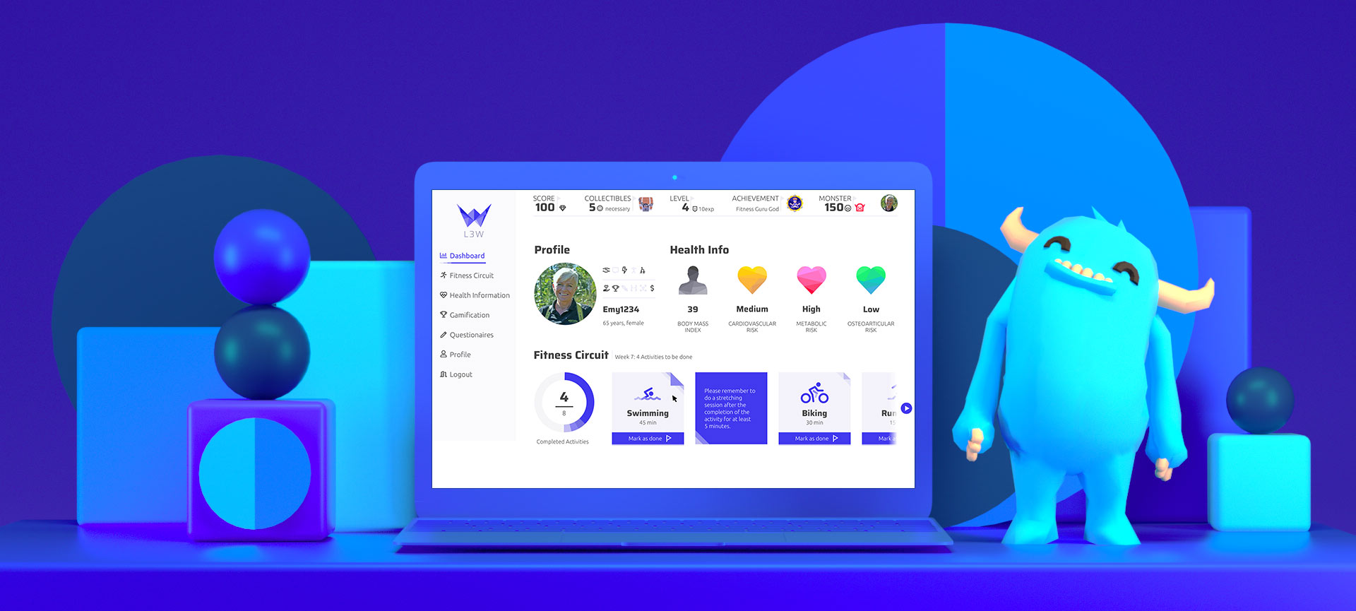 Einen gesunden Lebensstil von Mitarbeitern fördern – Einsatz von Gamification zur Steigerung der Fitnessaktivitäten