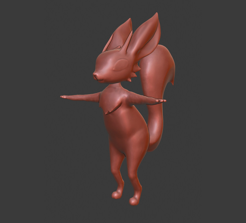 MightyU Charakter Fuchs 3D Model