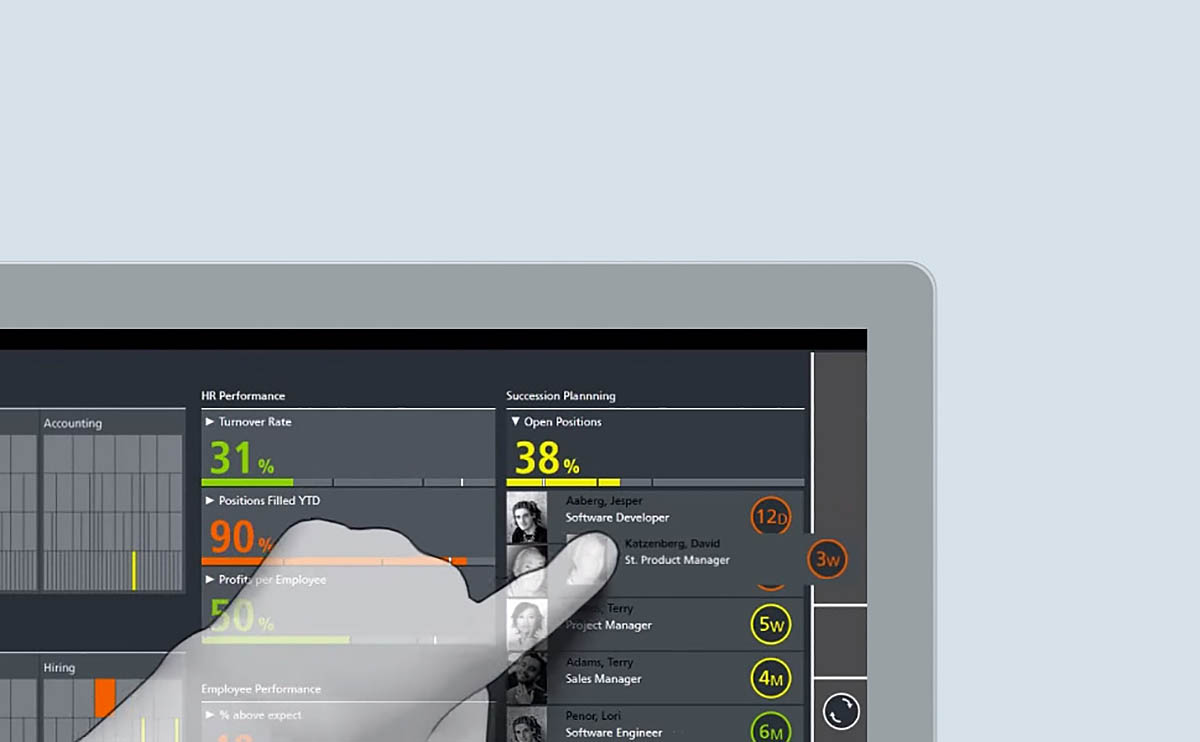 Human Resources Management Dashboard Interface