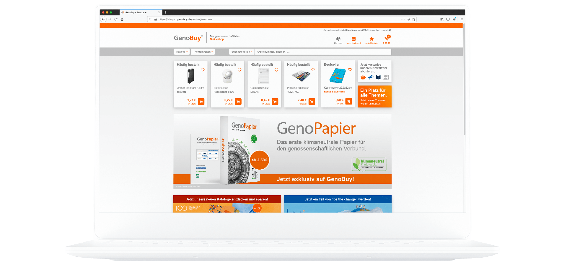 Genobuy Onlineshop Startseite