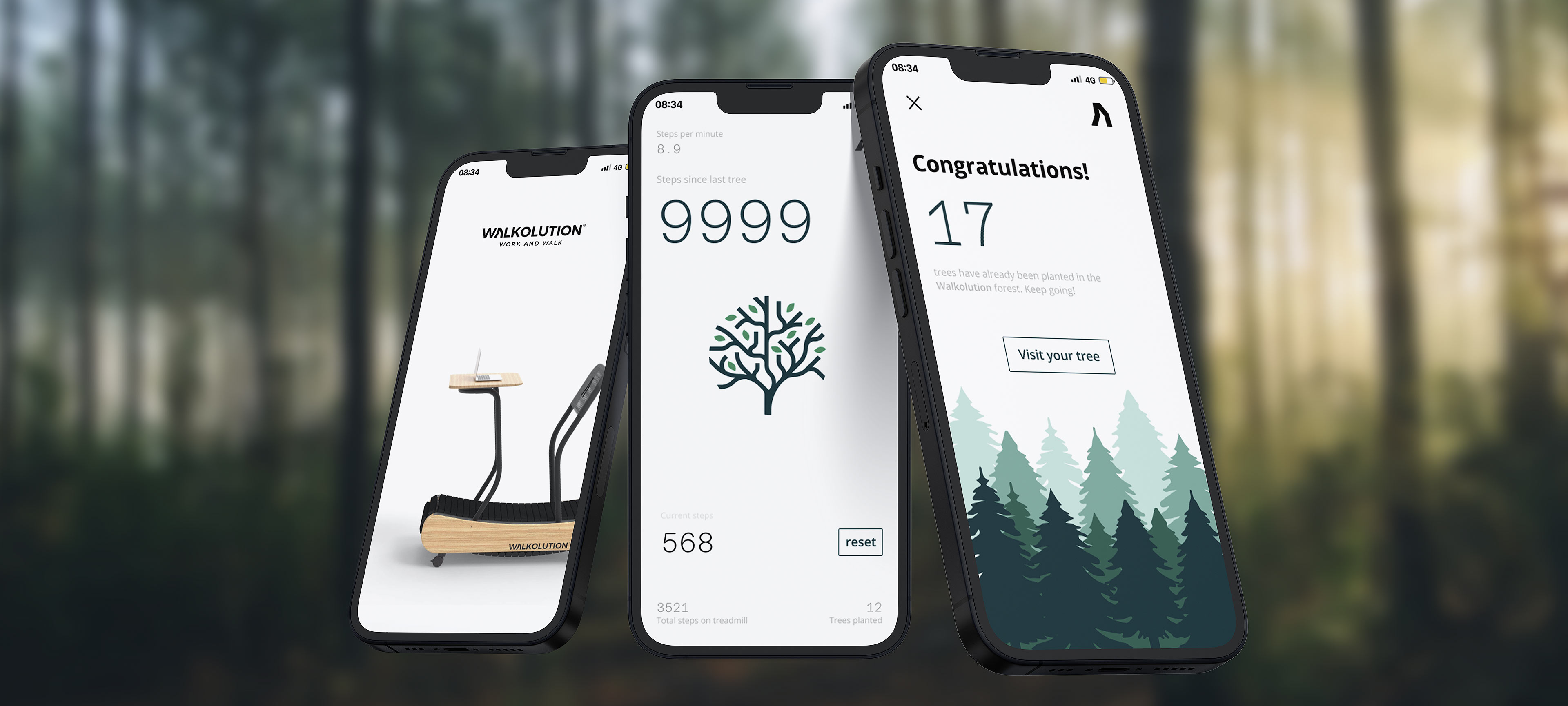 Alle 10.000 Schritte ein neuer Baum – IoT Device + App schonen die Gesundheit der Nutzer:innen und unseres Planeten